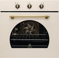 Electrolux Forno Multifunzione ROB2201AON, 68 Litri con Ventola XL, 5 Funzioni con pulizia Aqua Cleaning, Design CoolDoor, Estetica Rustica, colore Sabbia