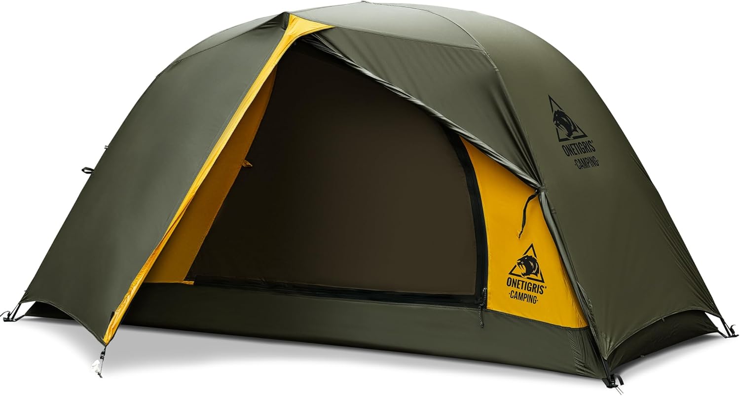 OneTigris Stella - Tenda da campeggio, autoportante, leggera, 3000 mm, impermeabile, 4 stagioni, per escursioni, alpinismo