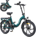 HillMiles MilePort 1 adulto bicicletta elettrica, 36V 13AH batteria rimovibile 250w motore con 20 '*3.0' Fat Tire pieghevole bici elettrica, velocità 25KM/H gamma fino a 100KM città pendolare