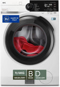 AEG LWR9E964MB Lavasciuga Ökokombi Serie 9000 AbsoluteCare, 9 kg Lavaggio, 6 kg Asciugatura, Classe B se usata come lavatrice, Classe D se usata come lavasciuga, Bianco