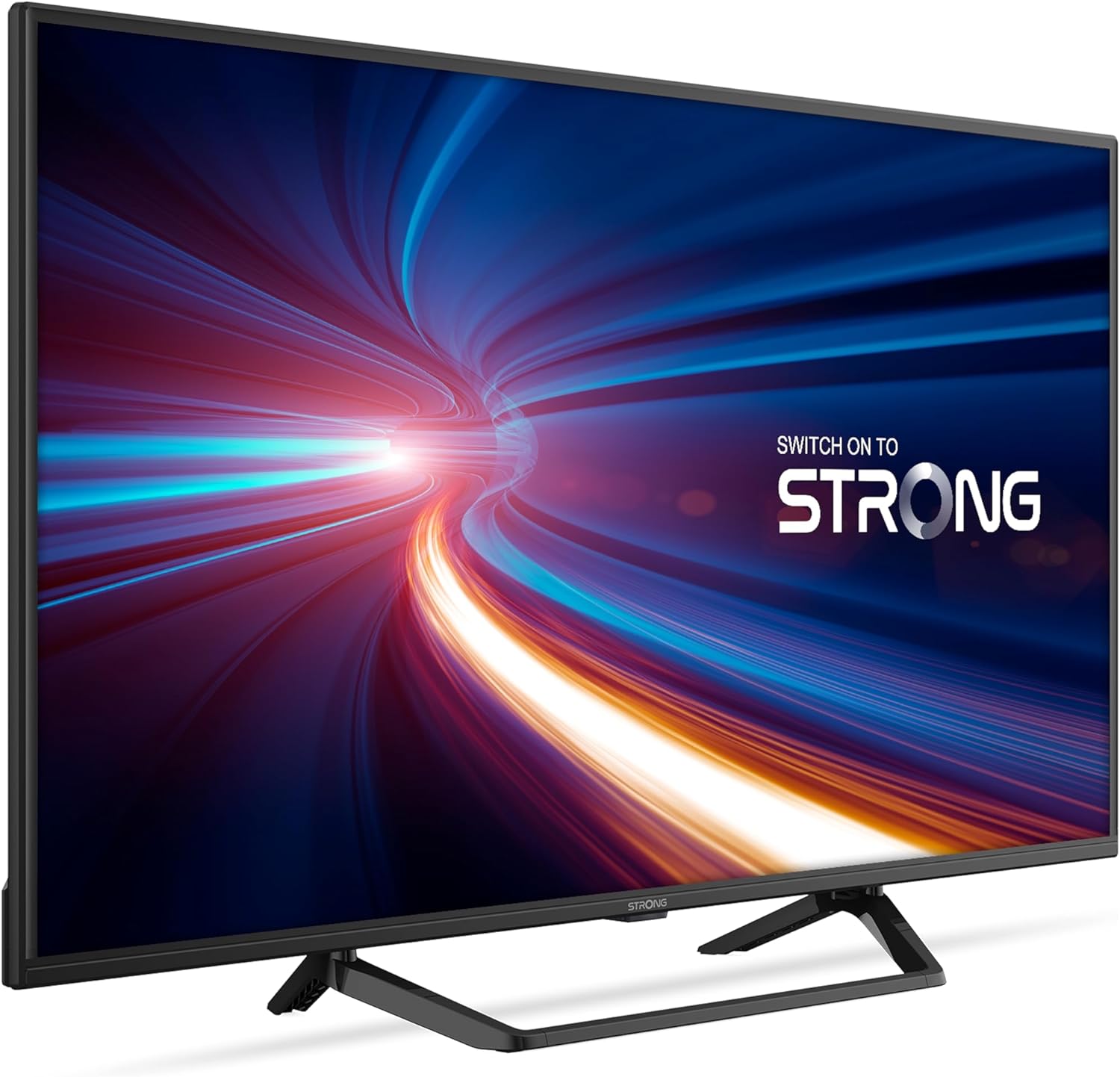 Strong SRT40FF2003C tv 40 pollici stand centrale hotel mode semplice da usare. Con Decoder digitale terrestre T2 incorporato. Possibile sistemazione su superfici ristrette o a muro