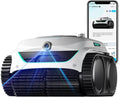 WYBOT C2 Vision AI telecamera robot piscina cordless con batteria, robot piscina pareti e fondo, filtrazione a due strati, motore brushless, aspirazione potente, per piscine interrate fino a 180㎡