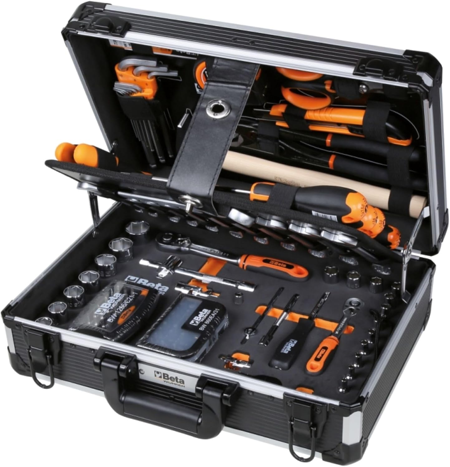 Beta BW 2054E-128 – Valigia in Plastica con Assortimento di 128 Utensili per Manutenzione Generale