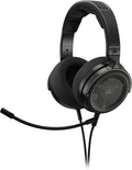 Corsair Virtuoso PRO - Cuffie da gioco con retro aperto, microfono unidirezionale staccabile, driver in grafene da 50 mm, risposta in frequenza 20Hz-40 kHz, carbonio