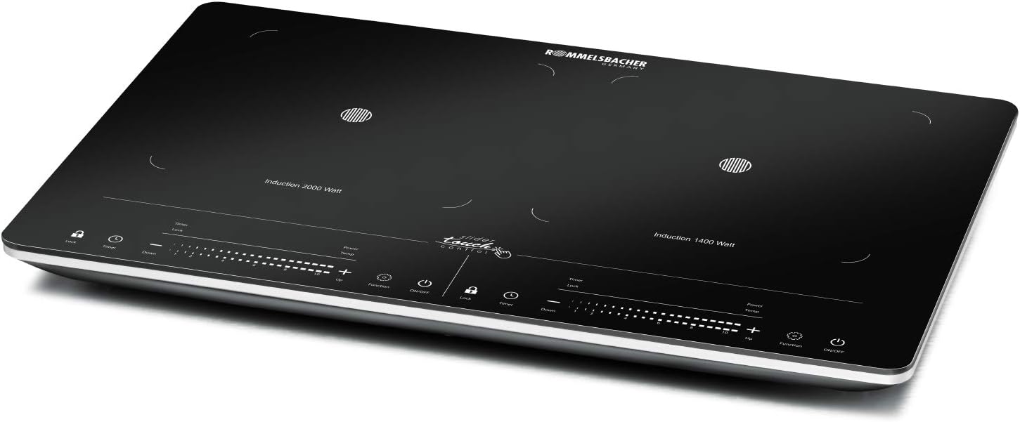 Piastra singola CT 2020/IN a induzione 3400 Watt nero/argento