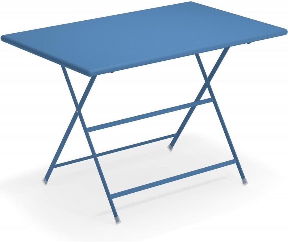 Emu - Arc En Ciel 331 Folding Table, Size 110 x 70, Powder-coated Steel, Dark Blue (48)