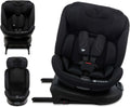 Kinderkraft XPEDITION3 I-SIZE 40-150 cm, Seggiolino auto 0-36 kg, 360 girevole, Isofix Base, Reclinabile Posizione sdraiata, Poggiatesta regolabile, Gruppo 0 1 2 3, SPS+, H-GUARD+, Nero