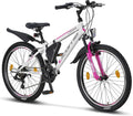 Licorne - Mountain bike per bambini, uomini e donne, con cambio Shimano a 21 marce