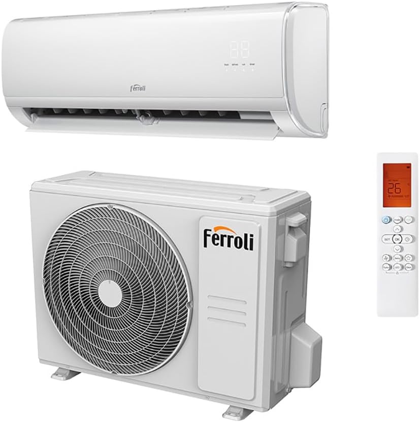 Ferroli Climatizzatore Monosplit Giada S Inverter 12000 btu R32 Wi-Fi Classe A++