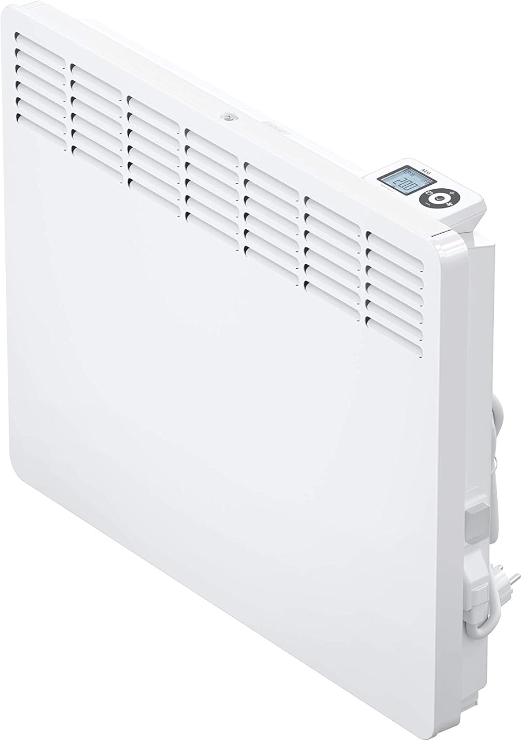 AEG casa Technik 236534 parete Termoconvettore WKL 1505 per circa 15 m², Riscaldamento 1500 W, 5 – 30 gradi C, da appendere a parete, Display LCD, Timer settimanale, Metallo, colore: bianco