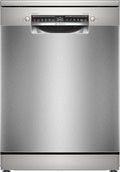 Bosch SMS4EVI08E Serie 4, Lavastoviglie da libera installazione, Home Connect, EfficientDry: apertura automatica della porta, Diagnostica da remoto, Assistente al lavaggio, Acciaio, 60cm